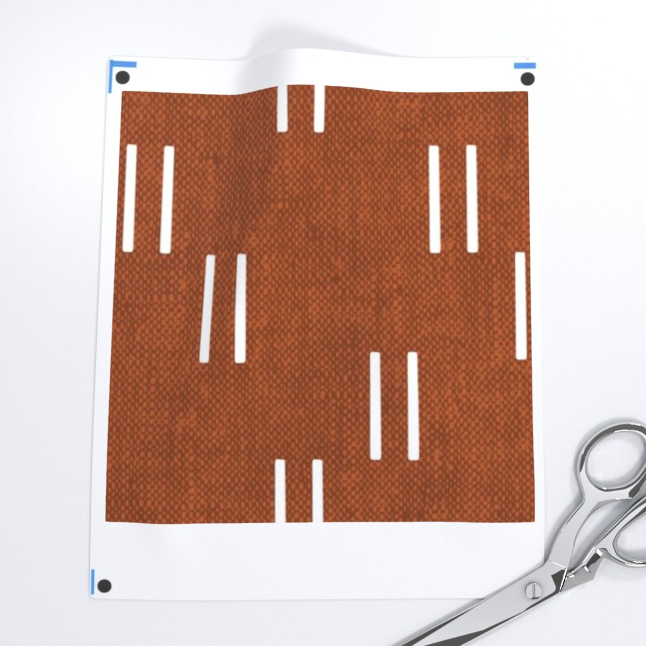 Orange Trendy Rust Mud Cloth Bohemian Southwest Burnt Custom Printed Fabric by Spoonflower Various Fabrics by the Yard or Fat Quarter